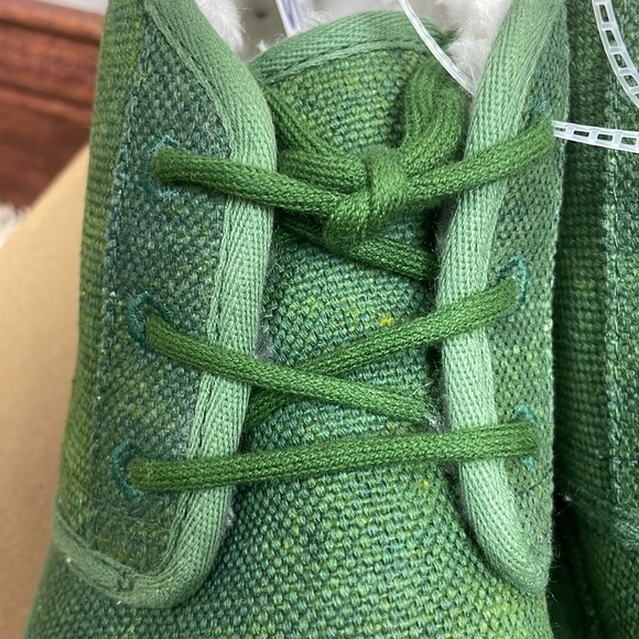 NWOT Men UGG SZ 10 Neumel Chukka Boots Tencel Natural Green Shearling Faux Fur - Picture 9 of 11